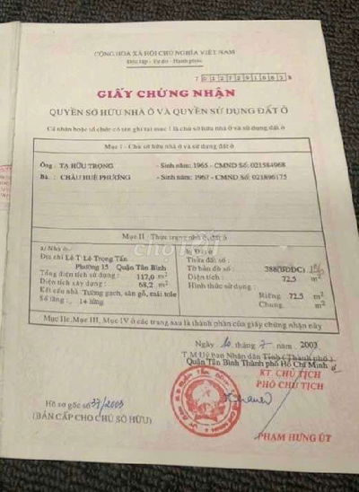 ✅🔴 Nhà 1/ Lê Trọng Tấn gần ĐH Công Thương, 72.5m2 giá 4.99 Tỷ ✅