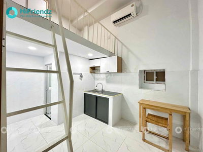 Phòng Gác Cao,Full NT,Free Xe,Mặt Tiền,Gần cầu Chà Và,DHYD - HF