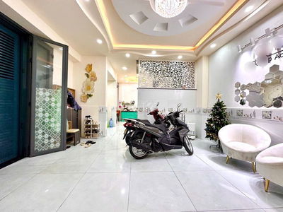 Bán nhà 4 Tầng 55m2 Hẻm xe hơi thông Sổ đẹp Ngay Chợ Xóm Mới