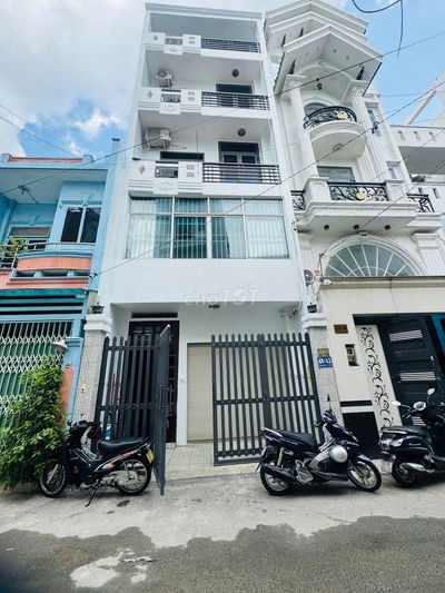 Bán Nhà Hẻm Xe Hơi 1 Trục -Trệt 4 Lầu-(DT:5x14.5m)-Ngay Phạm Văn Chiêu