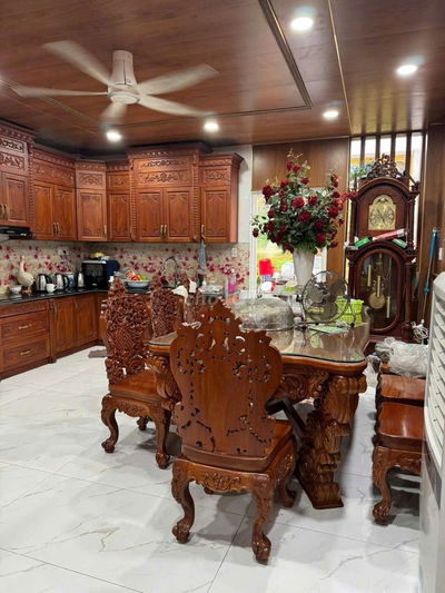 Nhà Hiệp thành city Có hầm, Nội thất Gỗ Xịn 5x18m