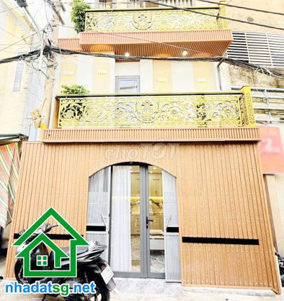 NHÀ 3 TẦNG ĐẸP LUNG LINH – HẺM XE HƠI, GẦN MẶT TIỀN – FULL NỘI THẤT