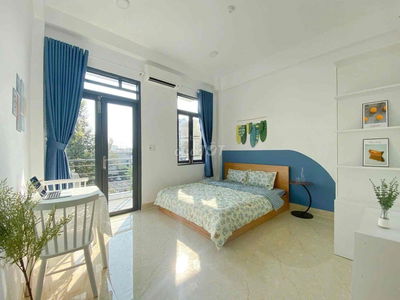 CHO THUÊ STU BAN CÔNG SIÊU THOÁNG FULL NT NHÀ ĐẸP MỚI GẦN CHỢ BÀ CHIÊU