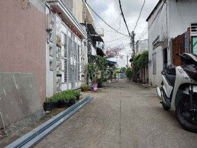 *BÁN NHÀ HƠN 100M2 THỔ CƯ,NỞ HẬU LỚN,HẺM XE HƠI,SÁT NGÃ TƯ TRUNG CHÁNH