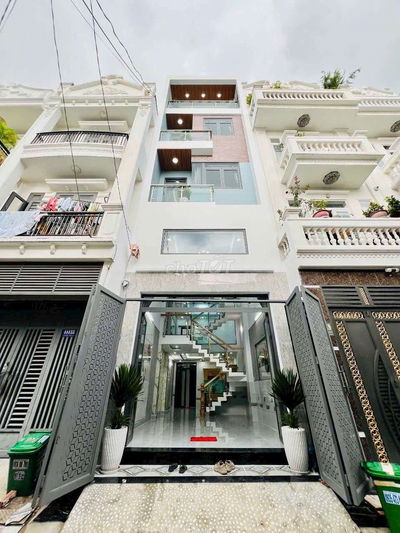 Nhà phố 1 lửng 3 lầu 1/ Ngắn Hẻm xe hơi Lê Văn Khương