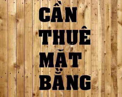 cần tìm mặt bằng đẹp