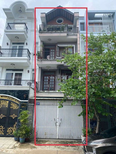 🧣Cho thuê nhà 1trệt 3lầu 4pn 5wc 1bếp DT 4,5x20 nhà đẹp