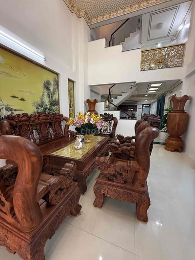 BÁN NHÀ MẶT TIỀN BIỆT THỰ NGANG 7M - GẦN CHỢ HIỆP THÀNH- QUẬN 12