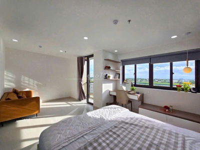 CĂN HỘ 1PN BAN CÔNG FULL NT ĐẦU TRẦN NÃO GẦN CC BỘ CÔNG AN CẦU SÀI GÒN