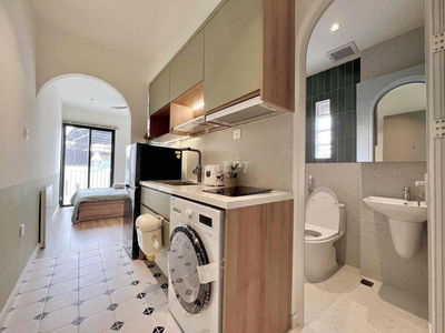 Căn hộ 1PN mới 40m2 bancol thoáng ở Trần Bình Trọng quận Bình Thạnh