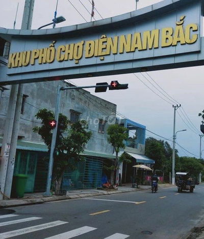 Khu phố chợ Điện Nam Bắc lô đất vip 2 mặt tiền sát chợ