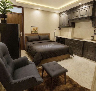 Cozy Penthouse 25m2 Balcony Full Nội thất gỗ cao cấp ở Nguyễn Bặc