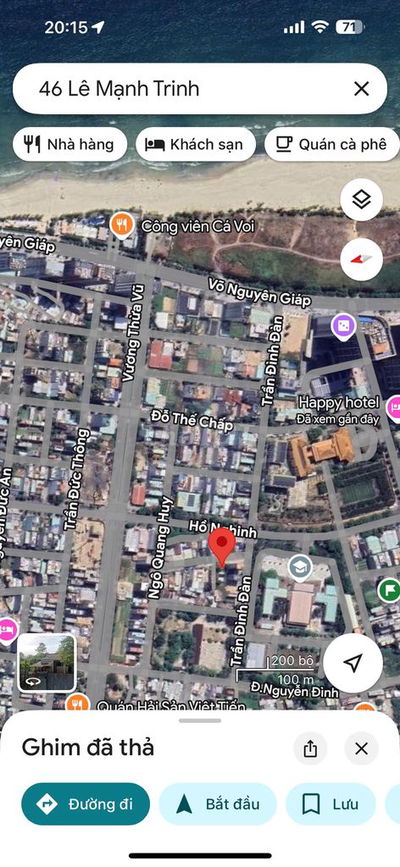 Bán đất đẹp đường 6m Trần Đình Đàn thông Ngô Quang Huy sát biển Mỹ Khê