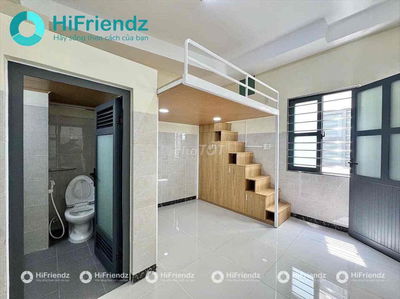 CĂN HỘ mới xây có CỬA SỔ TRỜI, THANG MÁY, Gần Quận 1, Ngã tư hàng xanh