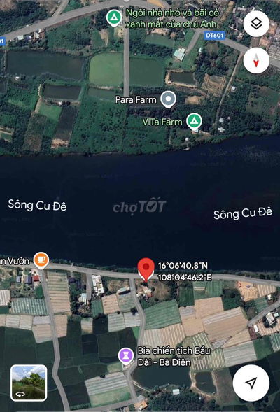 🧧🧧 Bán Đất Đẹp Mặt Tiền Sông Cu Đê