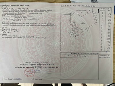 🏡CƠ HỘI ĐẦU TƯ HIẾM CÓ – 8.010m² ODT– TÂN PHONG - HÀNG GÒN- ĐỒNG NAI🏡