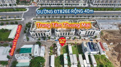 LÔ ĐẤT ĐỐI DIỆN TRUNG TÂM THƯƠNG MẠI KHU THÁI SƠN LONG HẬU