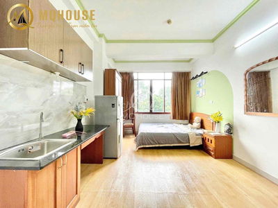 📍 Cho thuê CHDV 25m2 - Đầy đủ nội thất - Ngay vòng xoay Lăng Cha Cả