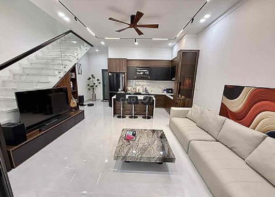 NHÀ ĐẸP 1 MÊ NAY DER, FULL NỘI THẤT, ĐƯỜNG Ô TÔ NÉ NHAU