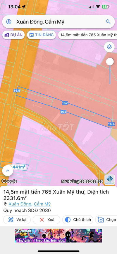 CÔ CHỦ HẠ GIÁ GẤP 14,5m MT TL 765