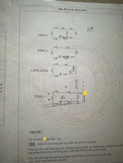 Bán nhà HXH 5m Phạm Văn Hai P2. DT:  3,5m ( nở hậu 4,8 x 10,5m) 3 Lầu