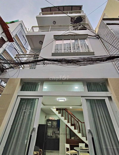 HẺM XE HƠI, 4 Tầng BTCT 3PN, (DT 4m x 9m) Phường 1 Gò Vấp, giá 6.5 ty