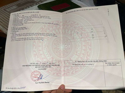 💥 LÔ ĐẤT ĐẸP ĐƯỜNG THÔNG 2 Ô TÔ CHÁNH 👉 CHƯƠNG DƯƠNG - THƯỜNG TÍN -H