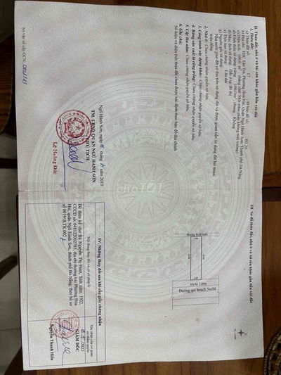 Chính chủ bán lô đất đường Cao Sơn 3,TĐC Tân Trà