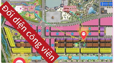 Nhà phố, khối đế chung cư đối diện Sunworld, 40 tòa chung cư, dt 60m2, xây 3,5 tầng, giá 5,2 tỷ