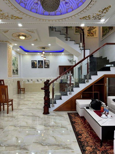 Bán nhà đẹp Nguyễn Bình 60mv, 4 tầng, ô tô đỗ cửa, hẻm thông, chỉ 5ty3