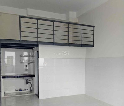 nhà trọ mới 3x6 lửng. hẻm 6m đi riêng gần lê văn quới