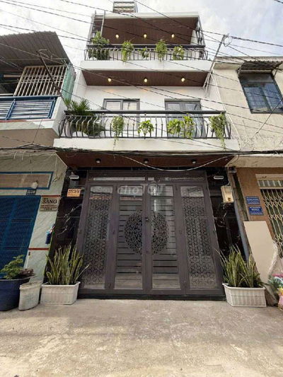 NHÀ MỚI ĐẸP 3 LẦU.HẺM RỘNG 4,1 ×6  ĐƯỜNG QUANG TRUNG. P10. QUẬN GÒ VẤP